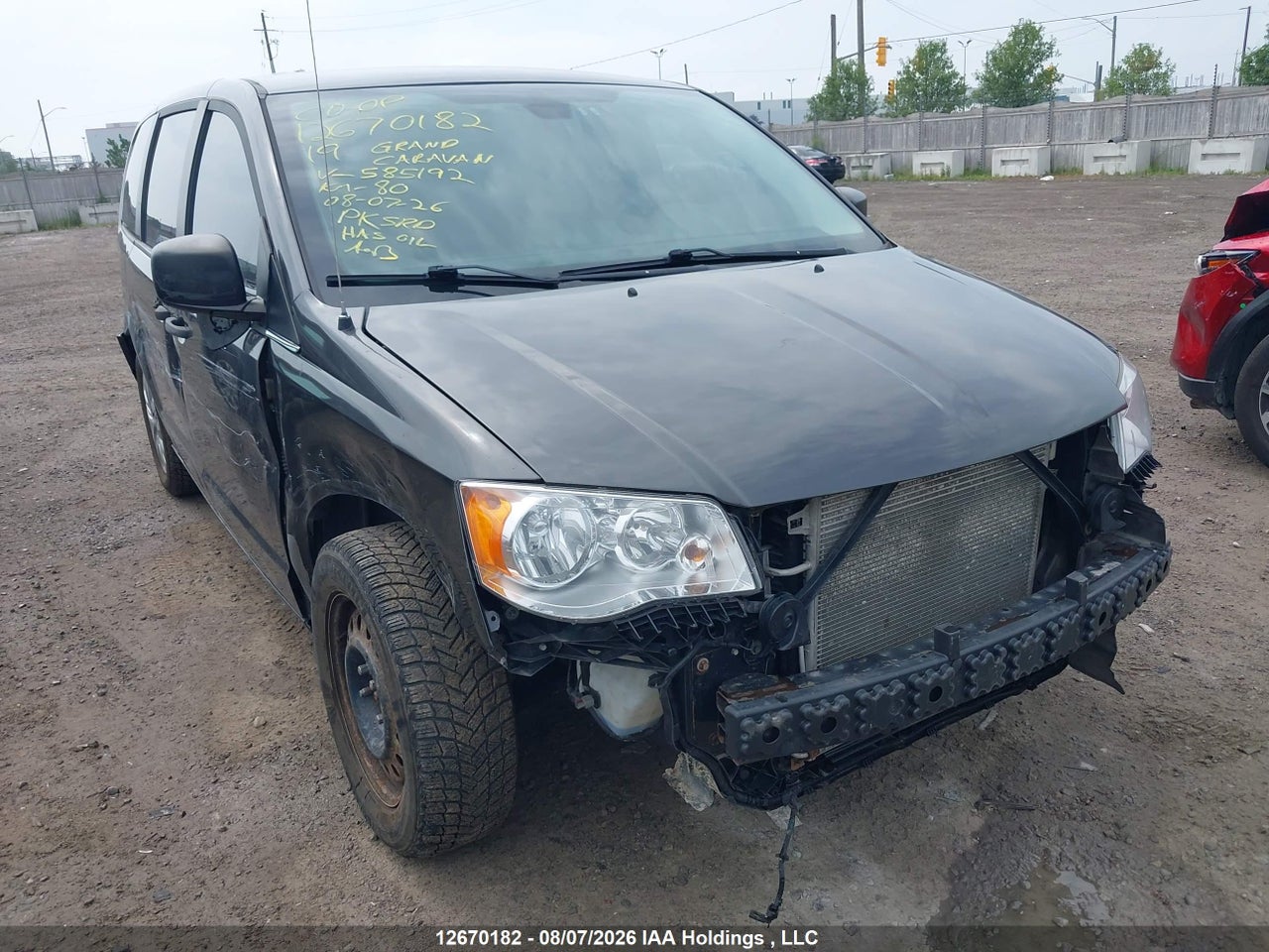 2C4RDGBGXKR585192 · 2019 DODGE GRAND CARAVAN CVP/SXT