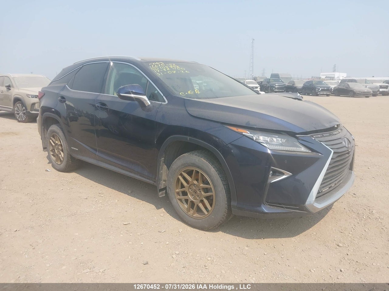 2T2BGMCA2HC015998 · 2017 LEXUS RX 450H