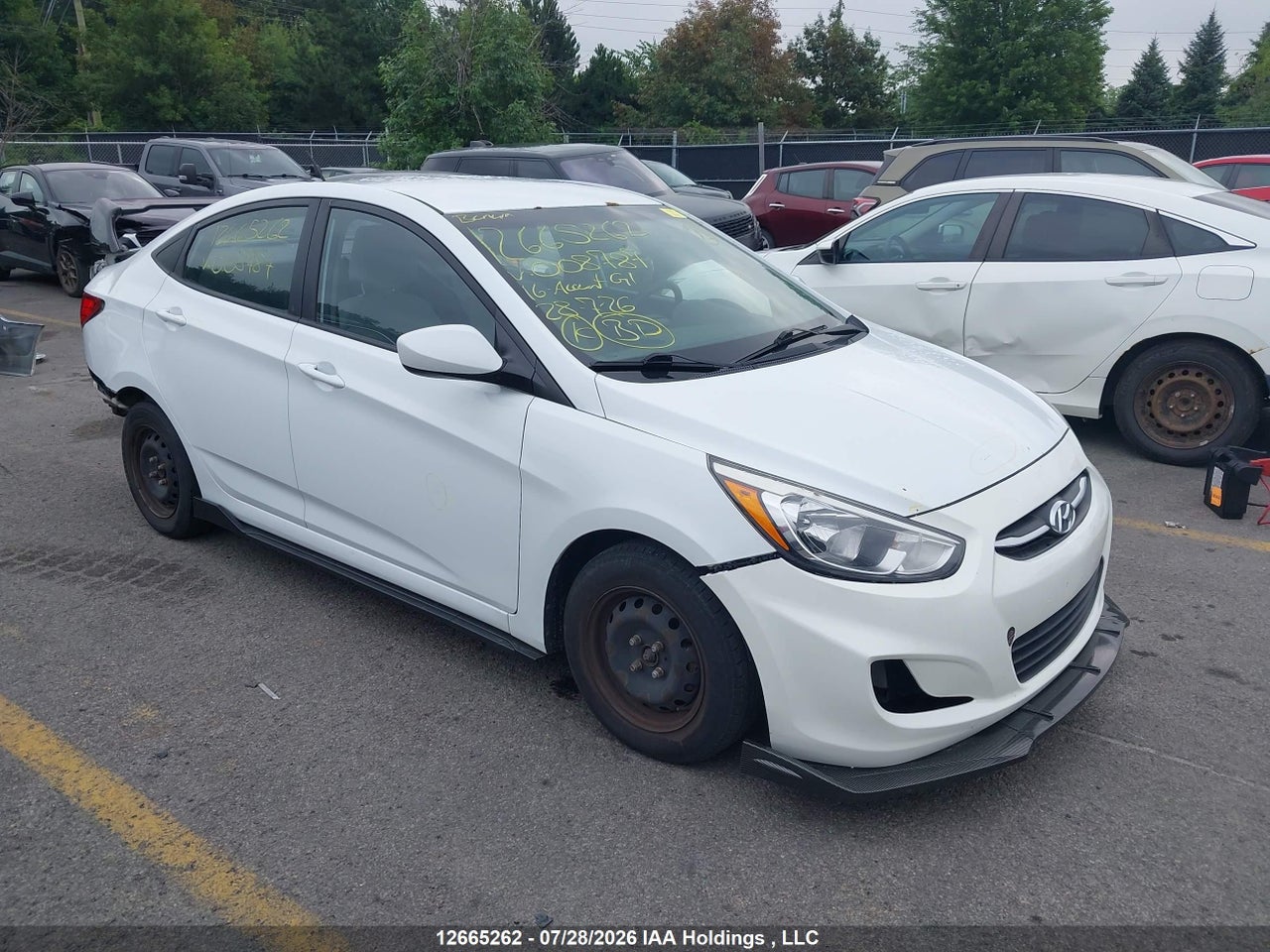 KMHCT4AEXGU008787 · 2016 HYUNDAI ACCENT GL