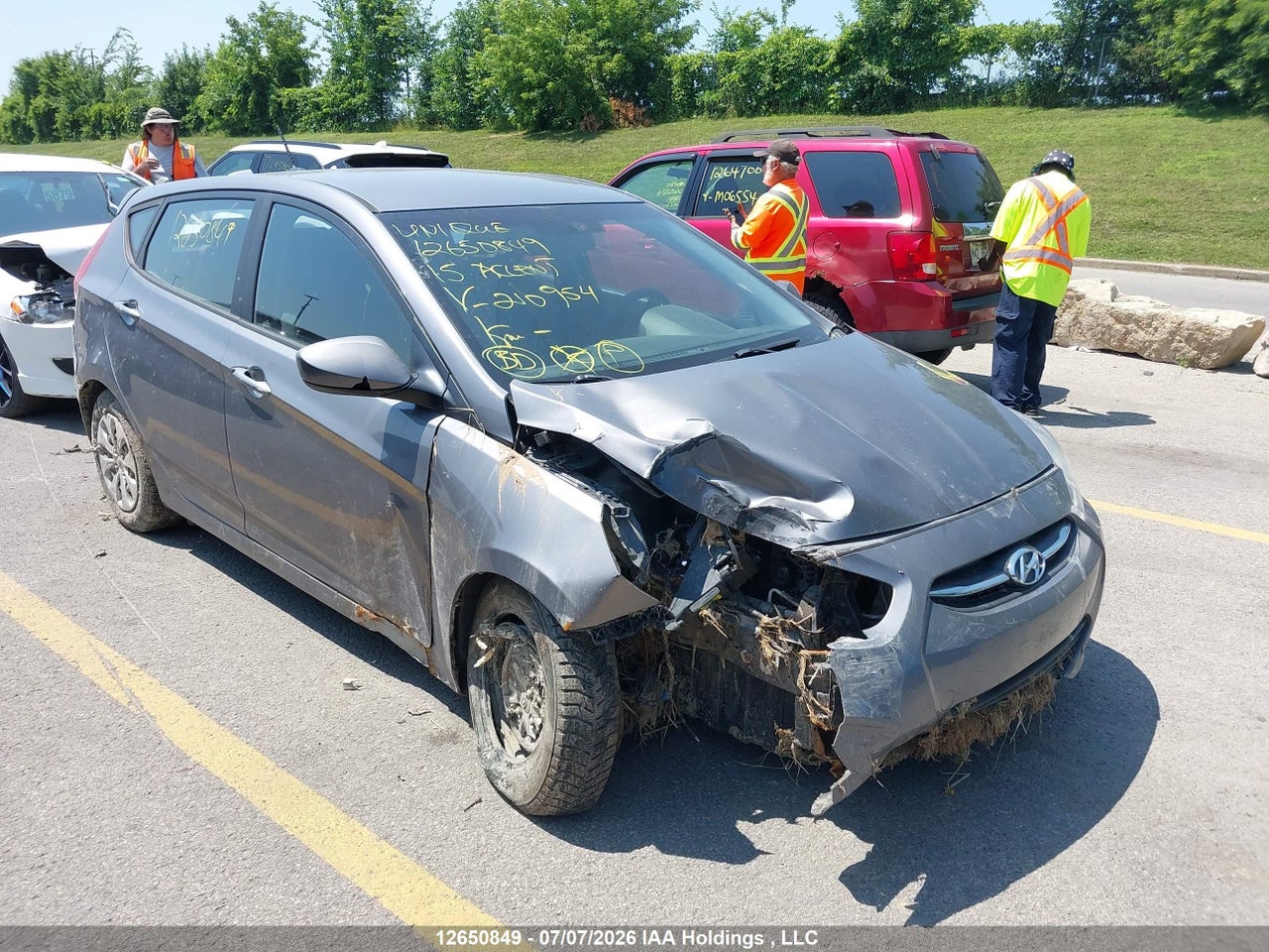 KMHCT5AEXFU210954 · 2015 HYUNDAI ACCENT GL