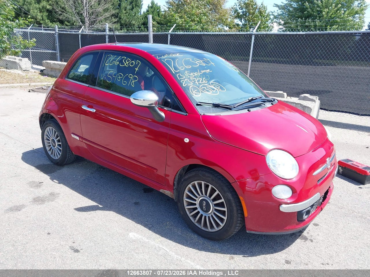 3C3CFFCR2DT548698 · 2013 FIAT 500 LOUNGE