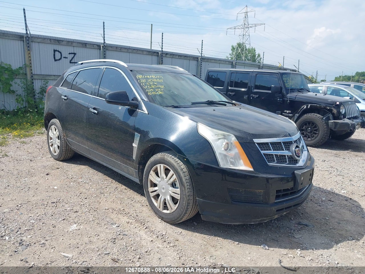3GYFNDEY6BS585142 · 2011 CADILLAC SRX LUXURY COLLECTION