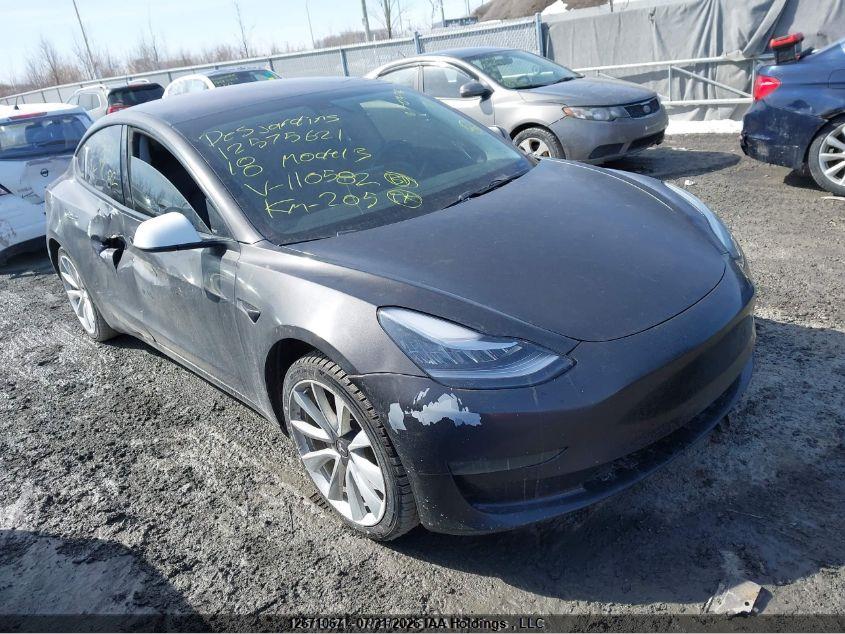 5YJ3E1EA3JF110582 · 2018 TESLA MODEL 3 LONG RANGE/MID RANGE · 1/12
