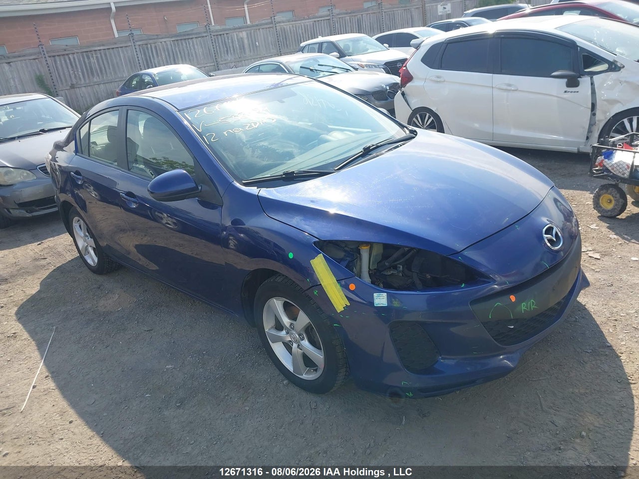 JM1BL1UF6C1538284 · 2012 MAZDA 3 Sport · 1/12