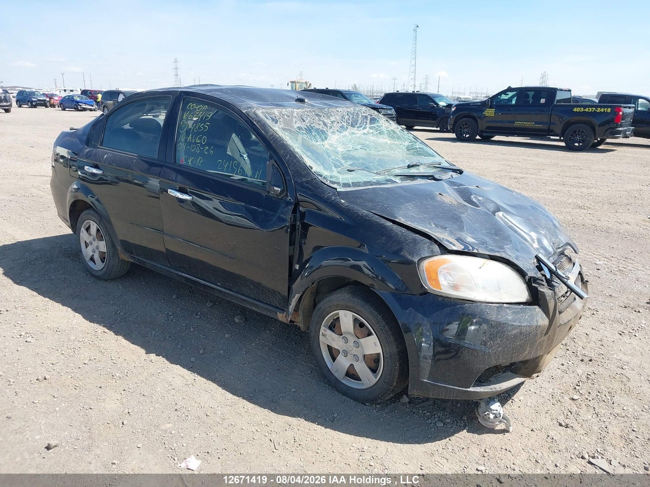 3G1TC5DEXAL114835 · 2010 CHEVROLET AVEO LT