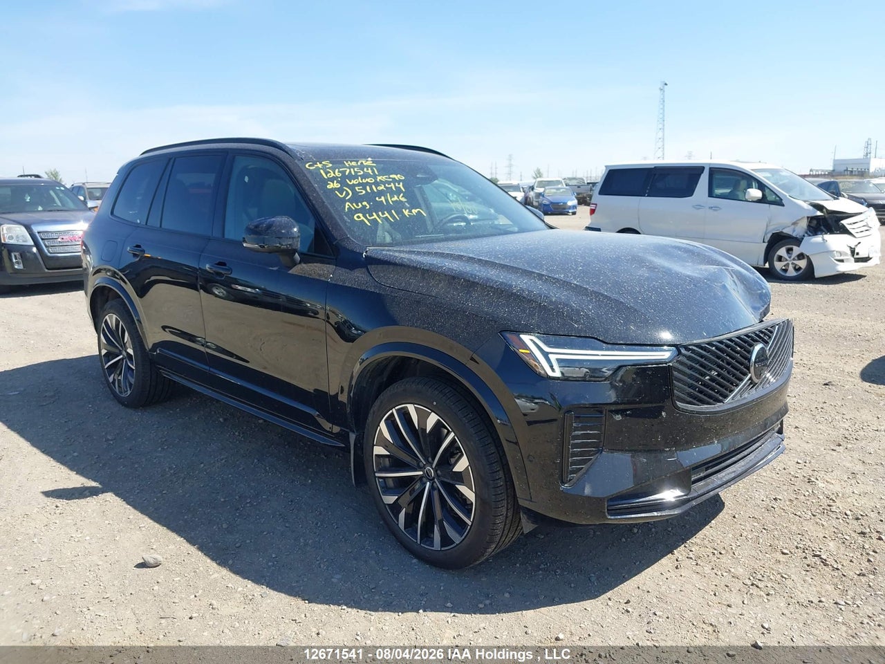 YV4062PM8T1511244 · 2026 VOLVO XC90 MILD HYBRID ULTRA, B6 AWD, PETROL, DARK, 7 SEATS · 1/12