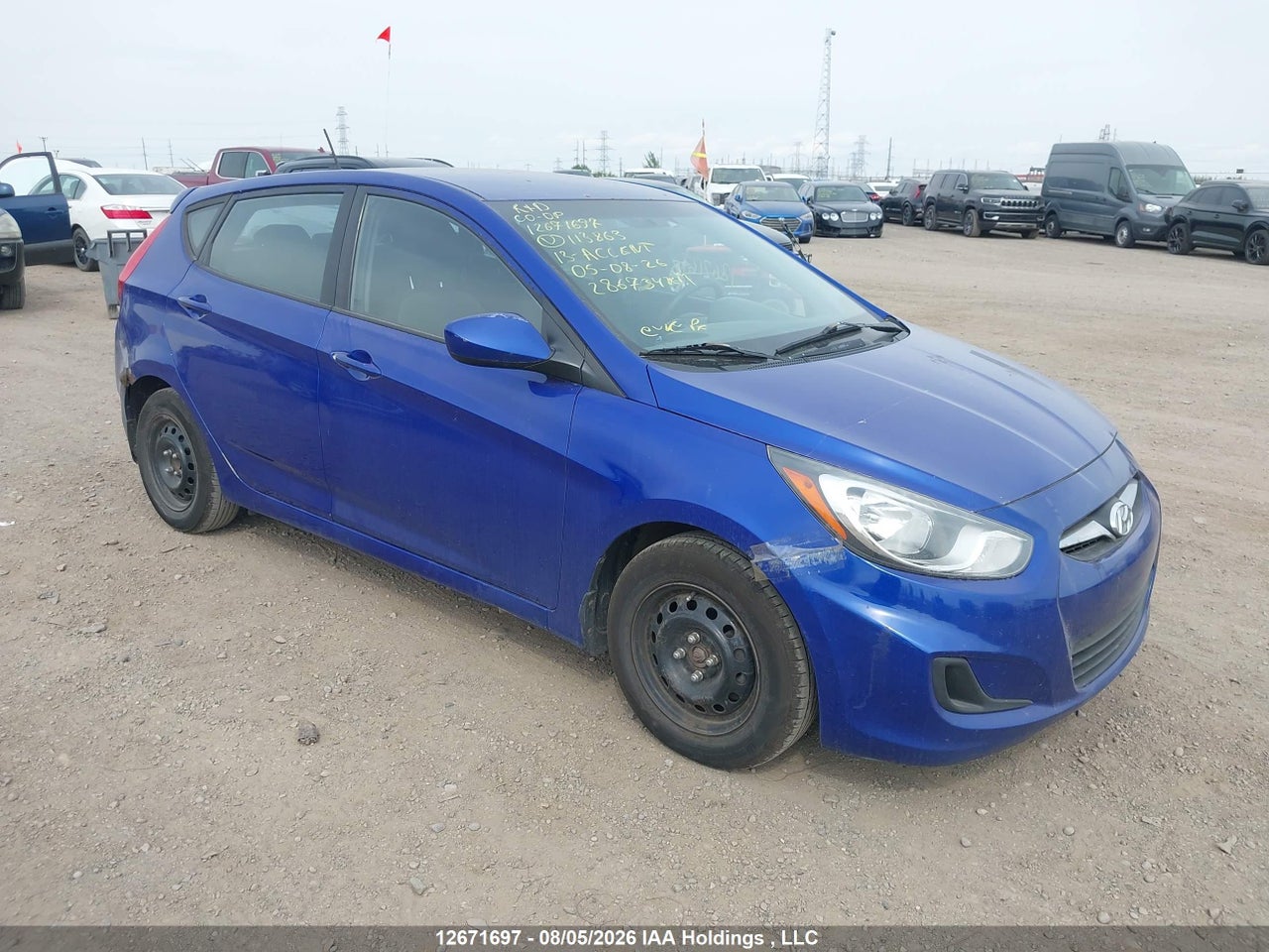 KMHCT5AE8DU113863 · 2013 HYUNDAI ACCENT GLS/GS
