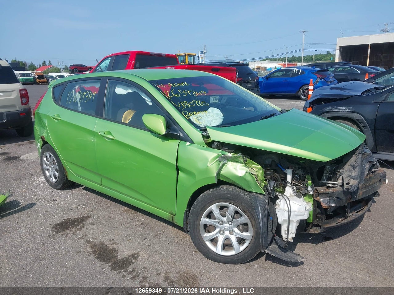 KMHCT5AE5EU180910 · 2014 HYUNDAI ACCENT GL