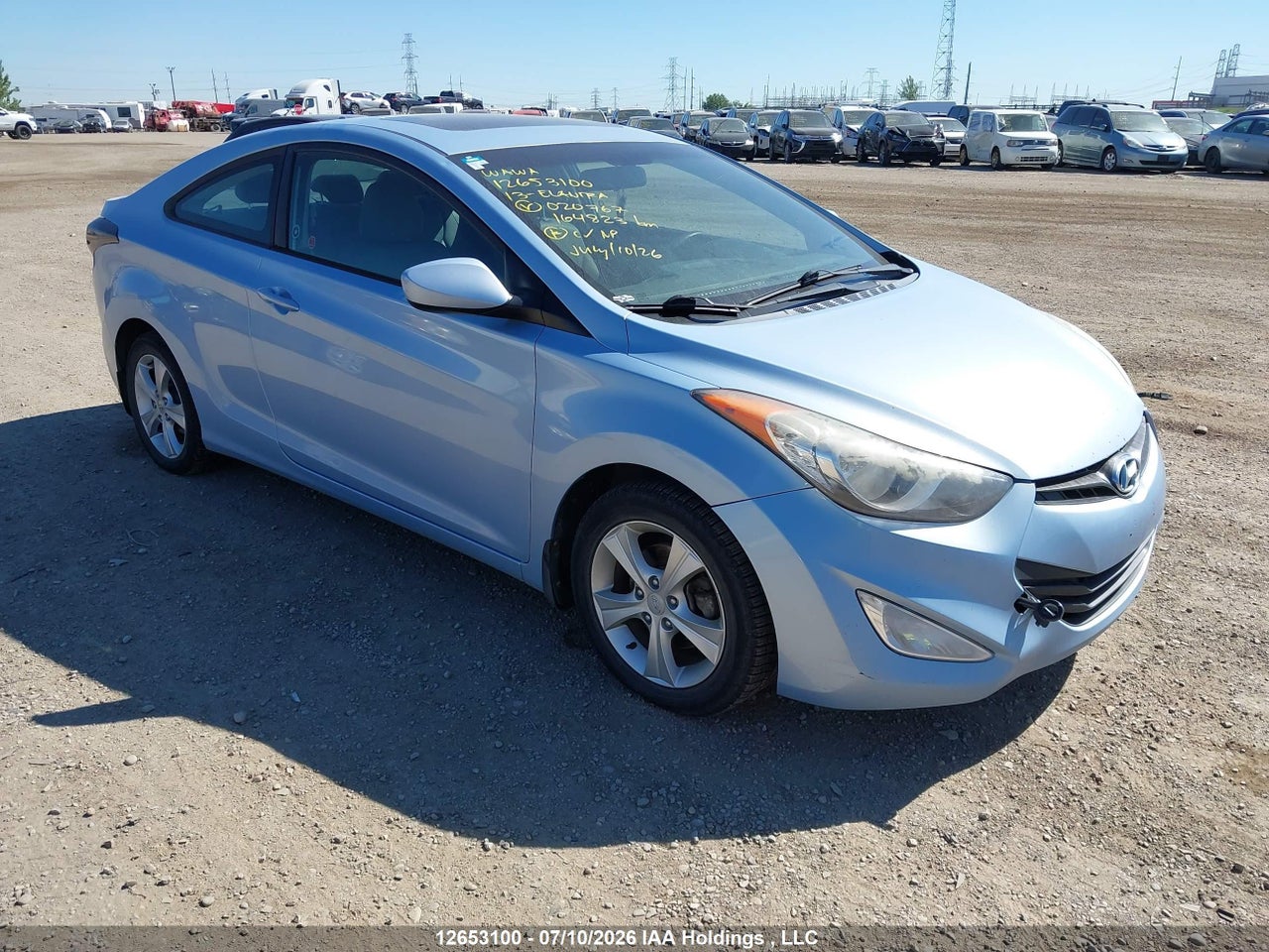 KMHDH6AE2DU020767 · 2013 HYUNDAI ELANTRA GLS · 1/12