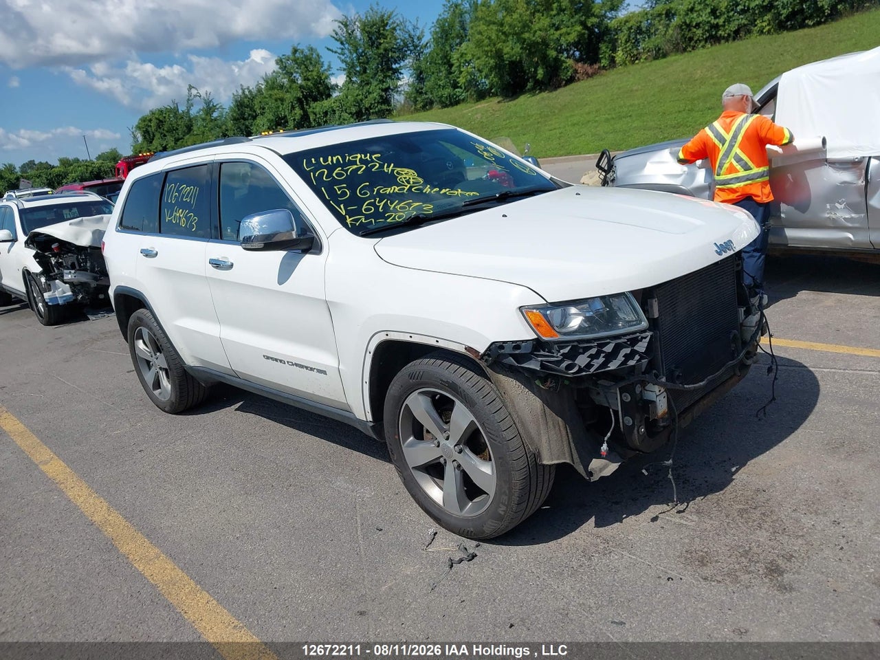 1C4RJFBG2FC644673 · 2015 JEEP GRAND CHEROKEE LIMITED · 1/12
