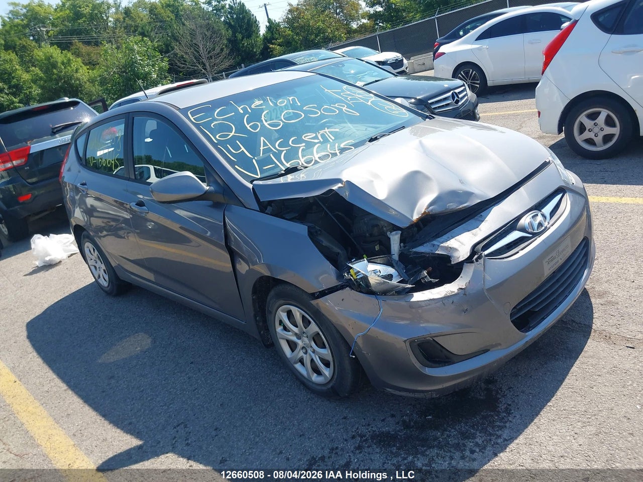 KMHCT5AE8EU166645 · 2014 HYUNDAI ACCENT GLS/GS · 1/12