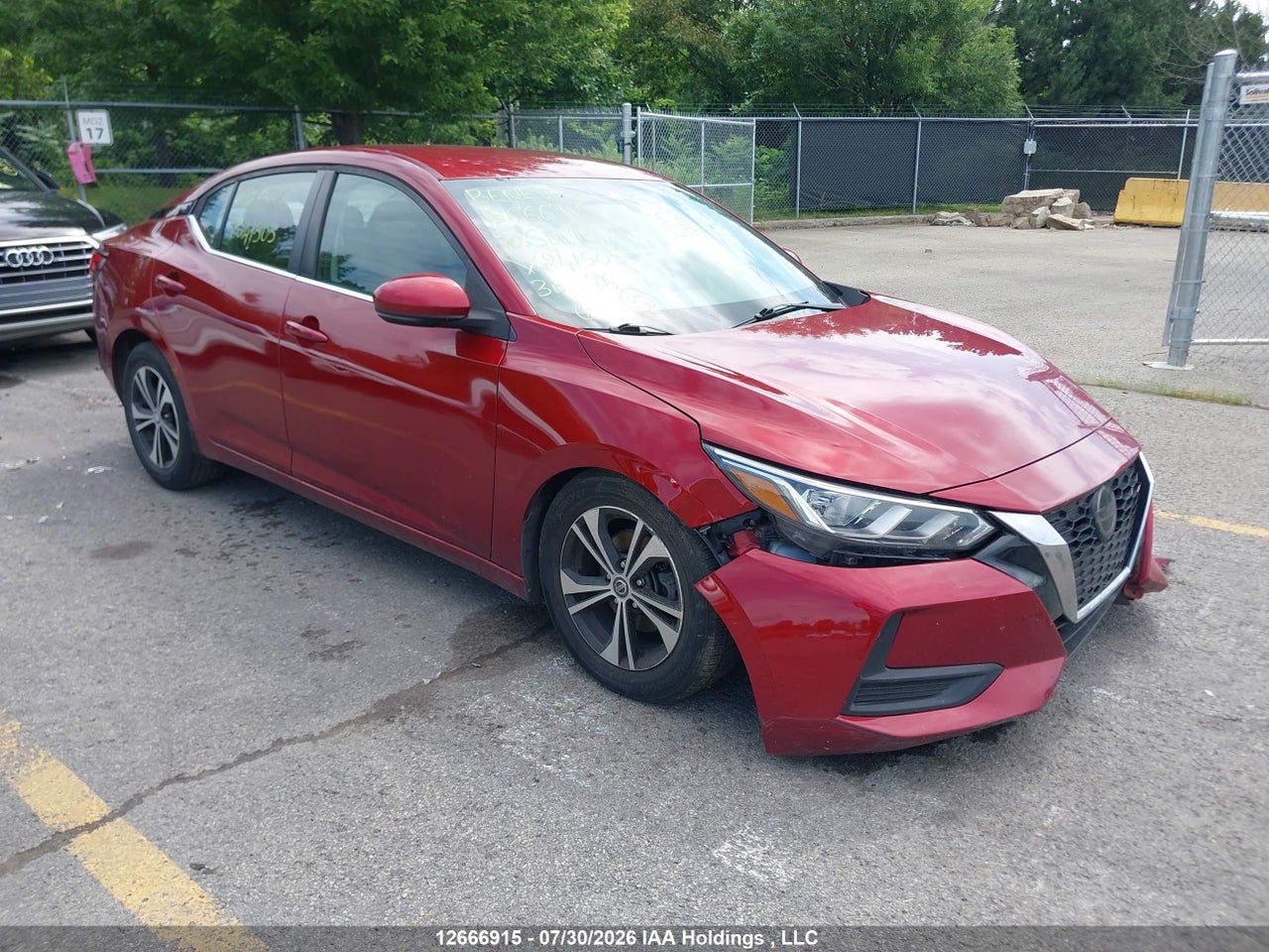 3N1AB8CV3LY241505 · 2020 NISSAN SENTRA SV · 1/12
