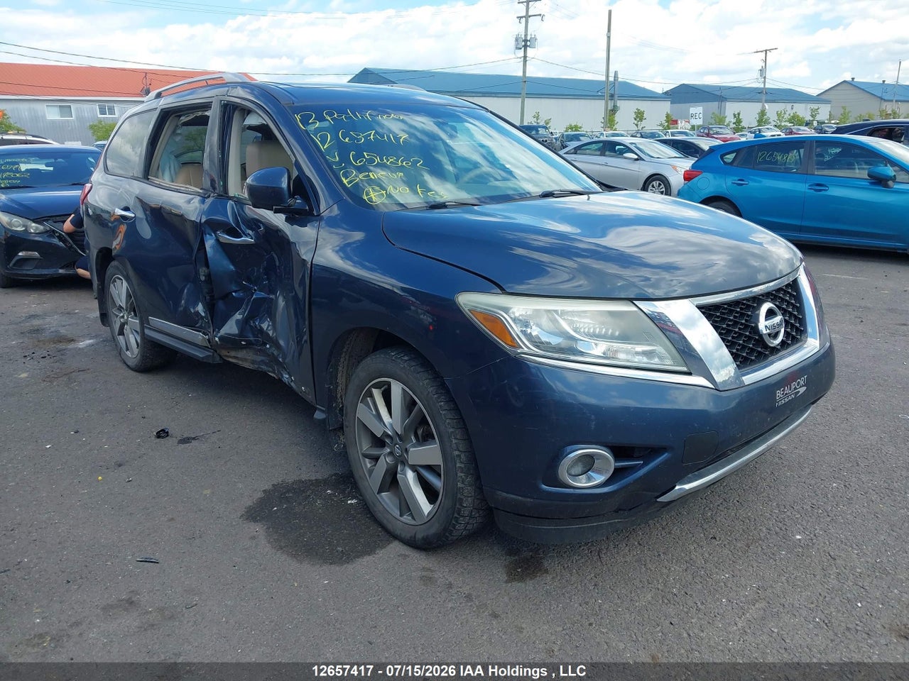 5N1AR2MM8DC654862 · 2013 NISSAN PATHFINDER PLATINUM/S/SL/SV