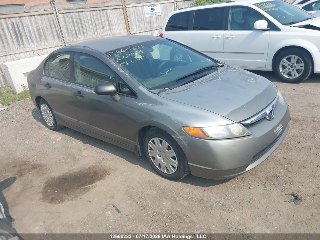 2HGFA16387H029185 · 2007 HONDA CIVIC DX-G