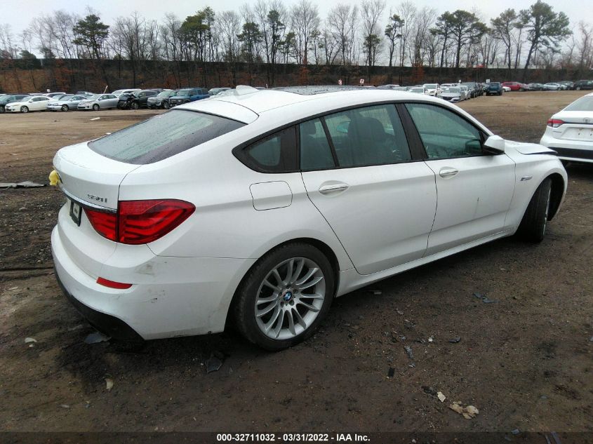 2013 BMW 5 SERIES GRAN TURISMO 550I WBASN0C5XDDW92670