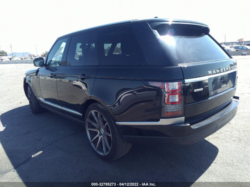 2015 LAND ROVER RANGE ROVER SUPERCHARGED SALGS2TF9FA233763