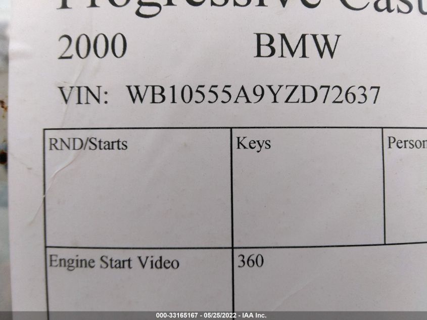 2000 BMW K1200 LT WB10555A9YZD72637