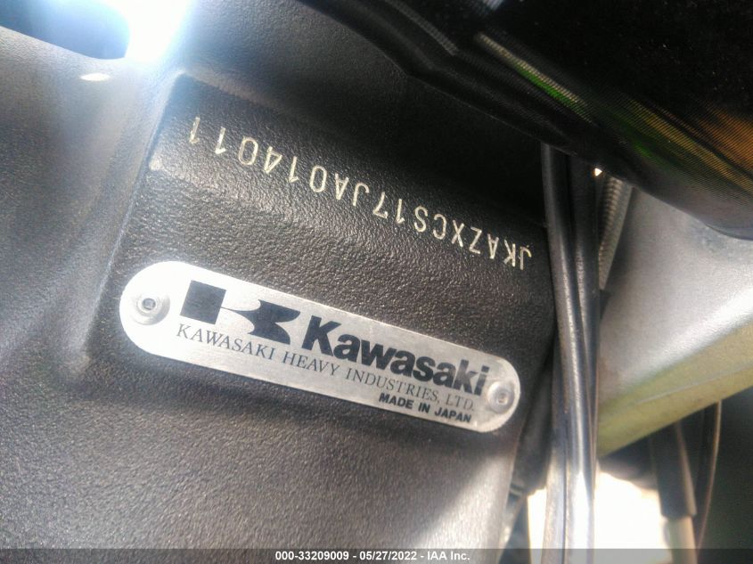 2018 KAWASAKI ZX1000 S JKAZXCS17JA014011