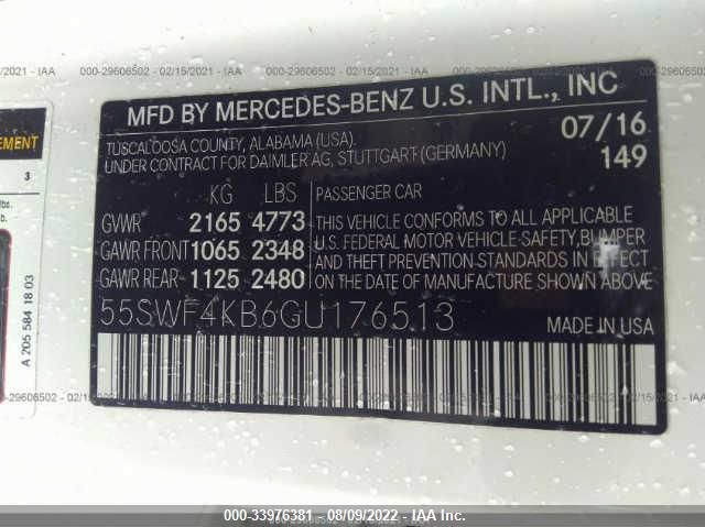 2016 MERCEDES-BENZ C 300 SPORT 4MATIC/LUXURY 4MATIC/4MATIC 55SWF4KB6GU176513