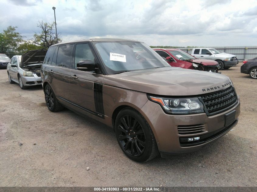 2016 LAND ROVER RANGE ROVER SUPERCHARGED SALGS3EF9GA257467