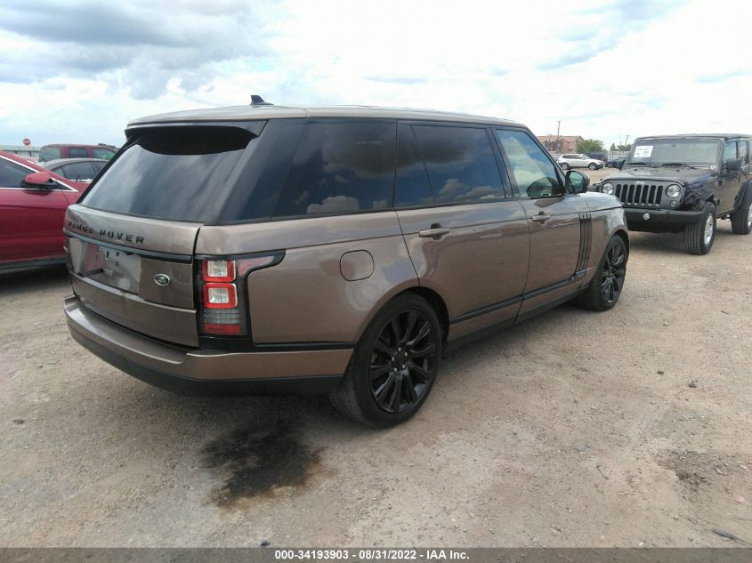 2016 LAND ROVER RANGE ROVER SUPERCHARGED SALGS3EF9GA257467