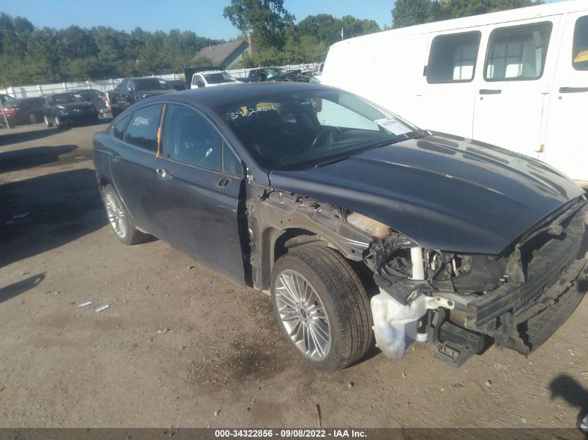 Lot #2509246973 2013 FORD FUSION SE salvage car