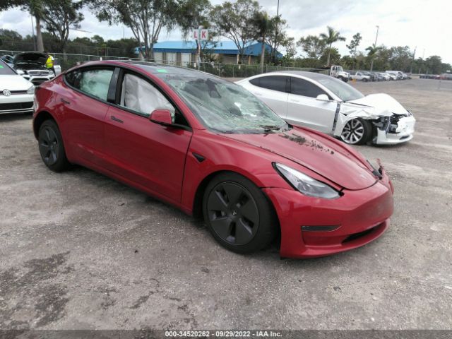 Продажа на аукционе авто 2022 Tesla Model 3 Long Range Dual Motor All-wheel Drive, vin: 5YJ3E1EB0NF173850, номер лота: 34520262