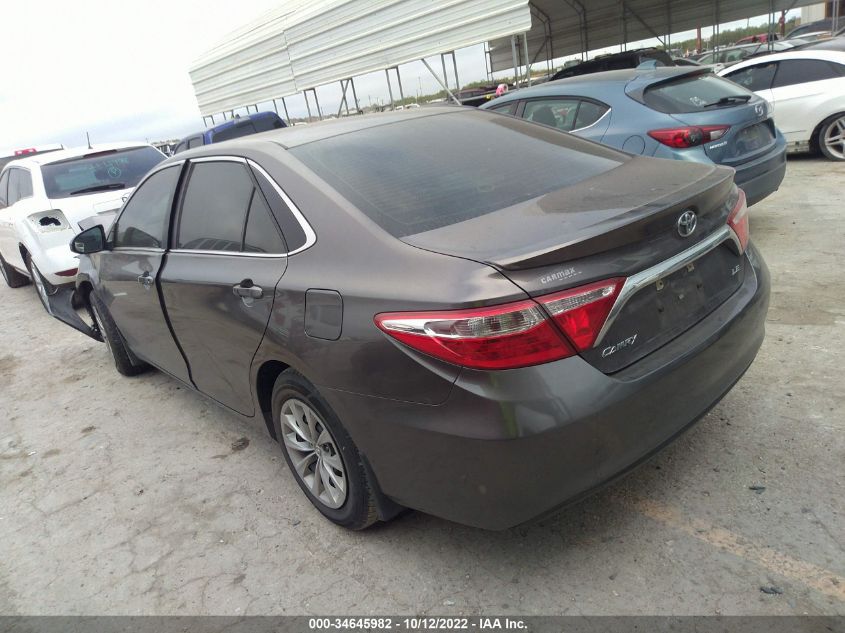 2015 TOYOTA CAMRY XLE/SE/LE/XSE - 4T4BF1FK0FR489282