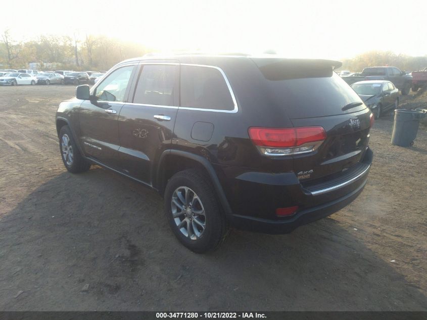 2016 JEEP GRAND CHEROKEE LIMITED - 1C4RJFBG2GC493304