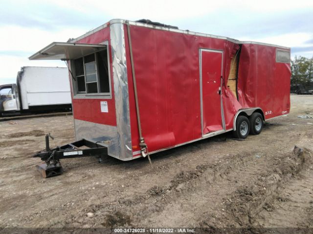 2013 COVERED WAGON ENCLOSED CARGO VIN: 53FBE2424DF009000