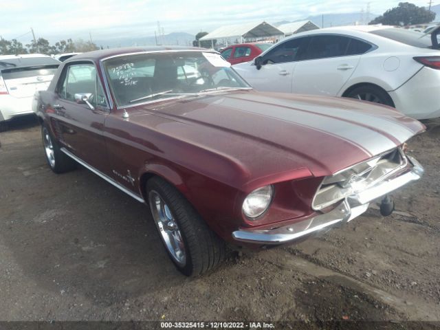 1967 FORD MUSTANG VIN: 0000007R01C169837