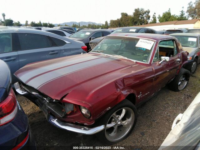 1967 FORD MUSTANG VIN: 0000007R01C169837