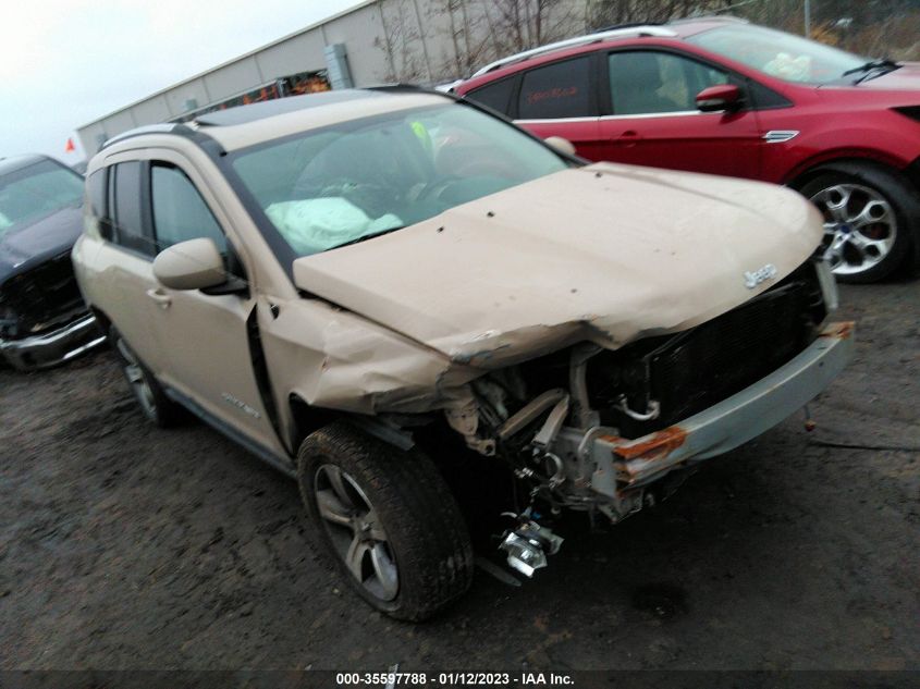Lot #2428453819 2017 JEEP COMPASS HIGH ALTITUDE FWD salvage car
