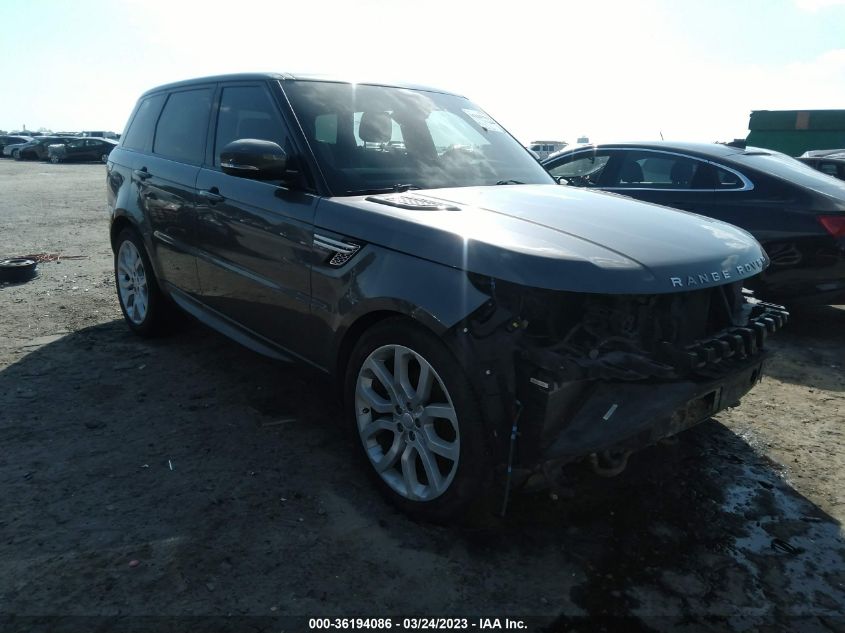 Lot #2519659451 2015 LAND ROVER RANGE ROVER SPORT 3.0L V6 SUPERCHARGED HSE salvage car