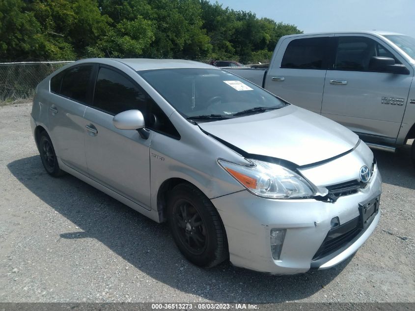Lot #2490862280 2014 TOYOTA PRIUS TWO salvage car