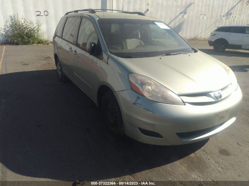 Lot #2488550172 2008 TOYOTA SIENNA LE salvage car