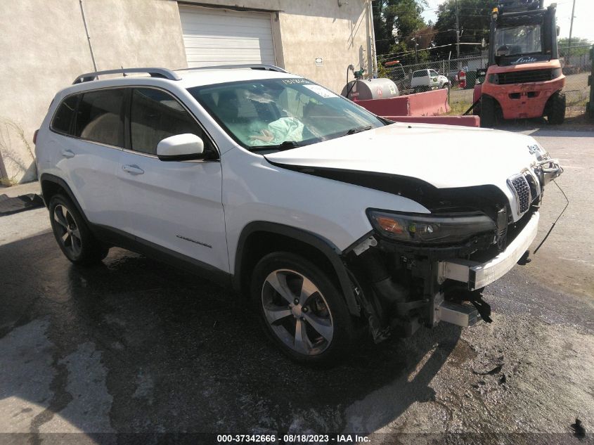 Lot #2524266950 2019 JEEP CHEROKEE LIMITED 4X4 salvage car