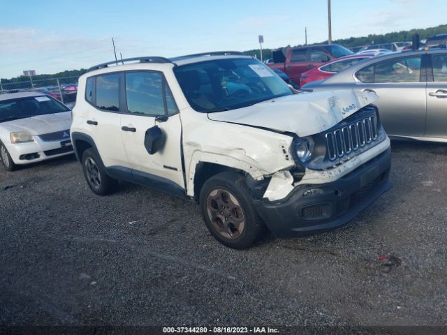 Auction sale of the 2017 Jeep Renegade Sport, vin: ZACCJBAB1HPG19119, lot number: 37344280