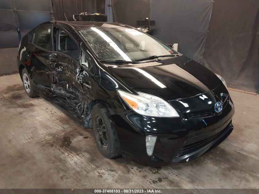 Lot #2525407752 2013 TOYOTA PRIUS TWO salvage car