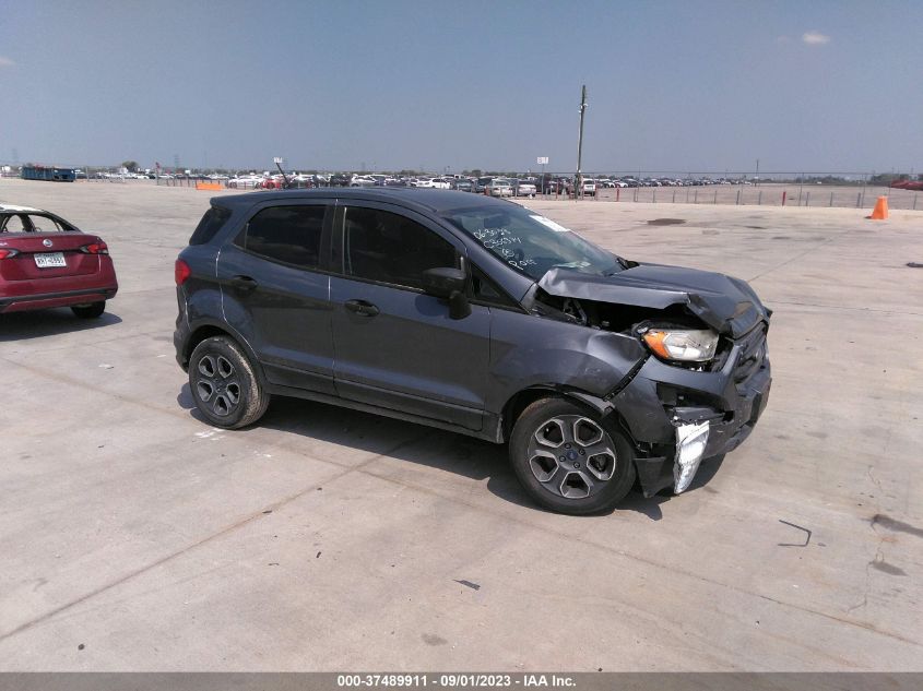 Lot #2490854696 2018 FORD ECOSPORT S salvage car