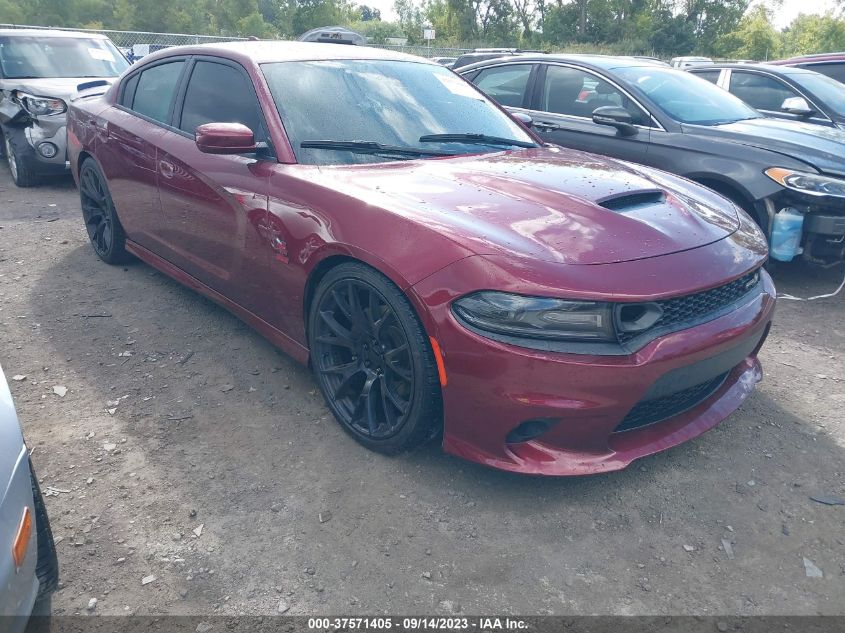 Lot #2493173684 2019 DODGE CHARGER SCAT PACK RWD salvage car