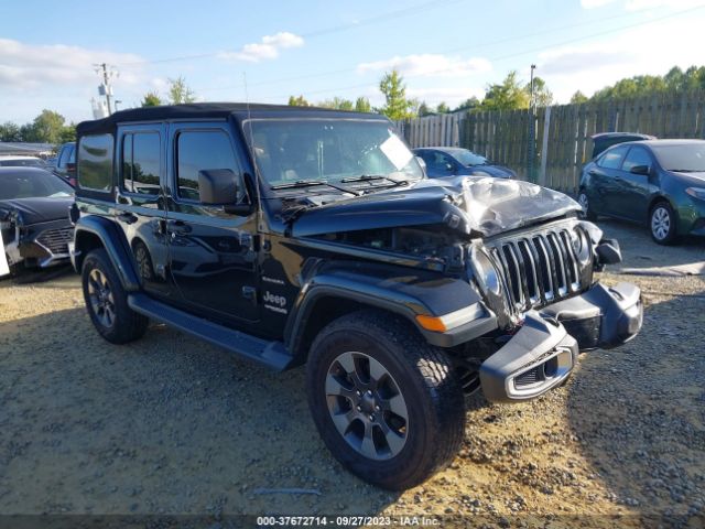Auction sale of the 2018 Jeep Wrangler Unlimited Sahara, vin: 1C4HJXEG4JW125693, lot number: 37672714