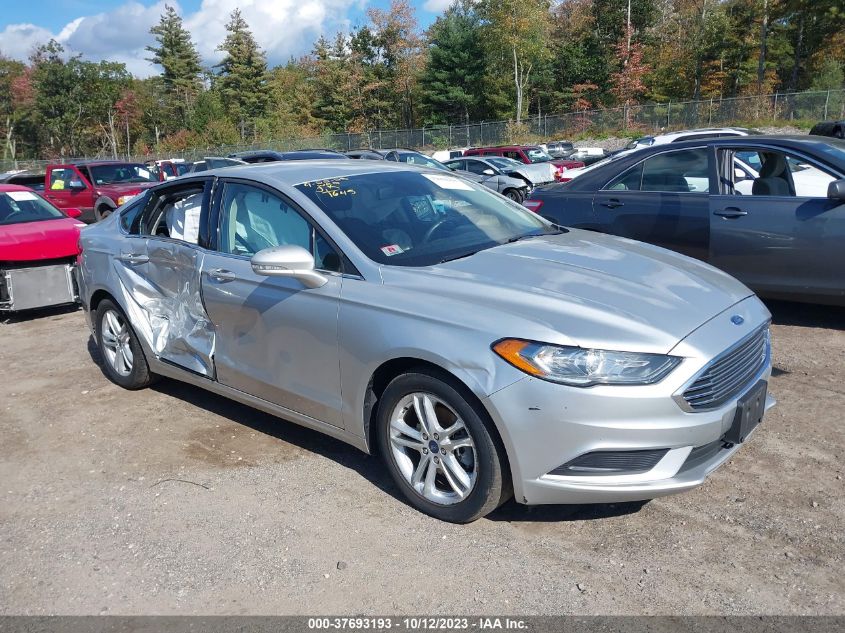 Lot #2427028635 2018 FORD FUSION SE salvage car