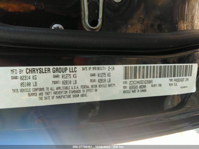 Chrysler 300 2014 2C3CCAAG5EH235801 Thumbnail 9