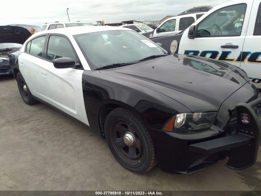 Lot #2476843324 2014 DODGE CHARGER POLICE salvage car