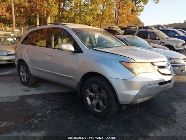 Auction sale of the 2009 Acura Mdx Sport/entertainment Pkg, vin: 2HNYD28869H501507, lot number: 38025379