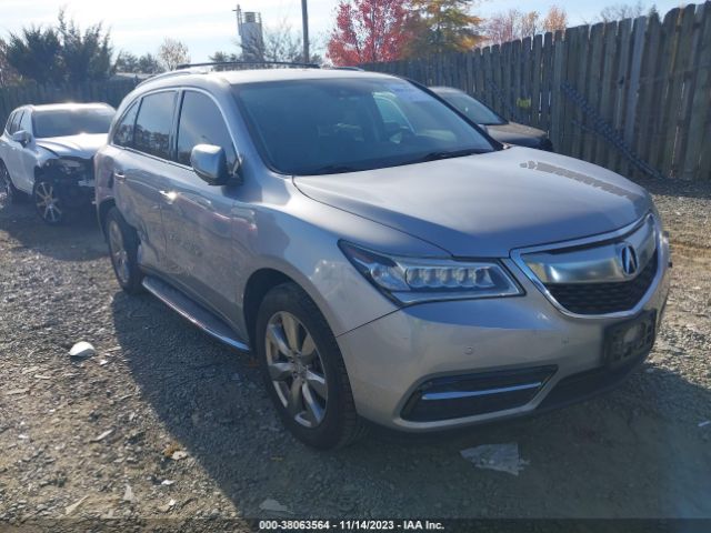 Auction sale of the 2016 Acura Mdx Advance   Entertainment, vin: 5FRYD4H95GB012673, lot number: 38063564