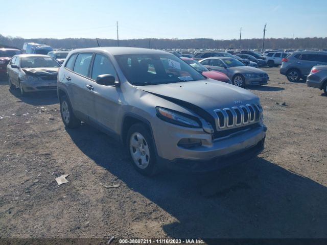 Auction sale of the 2014 Jeep Cherokee Sport, vin: 1C4PJLAB8EW167319, lot number: 38087211