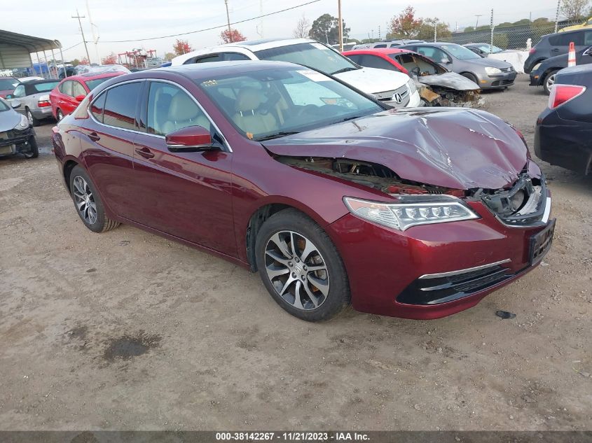 Lot #2488550351 2016 ACURA TLX TECH salvage car