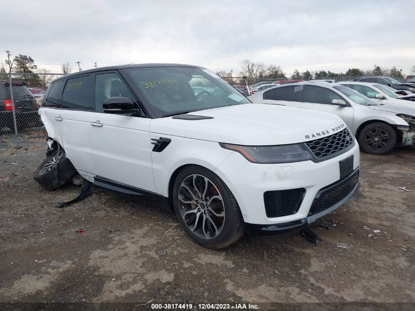 Lot #2493173282 2022 LAND ROVER RANGE ROVER SPORT HSE SILVER EDITION MHEV salvage car